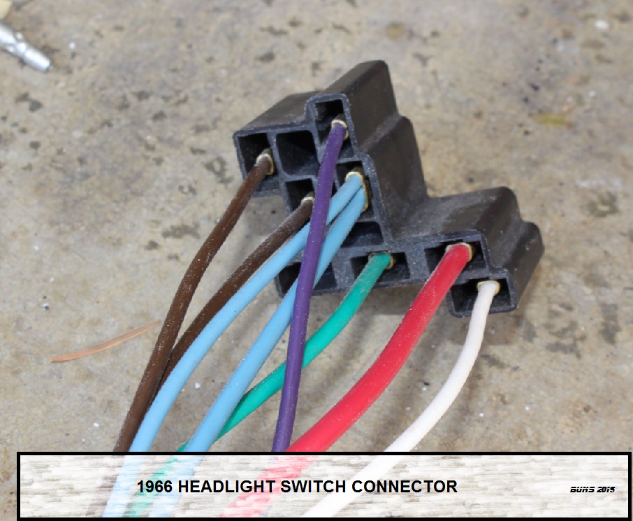 Headlight Motor Switch Wire Color Codes