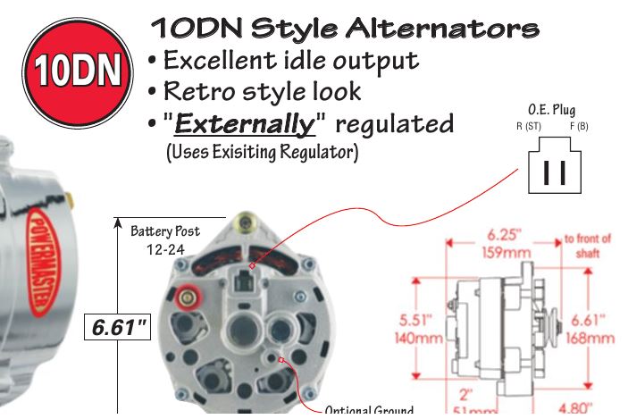 C2 Wiring Diagram/Instructions Needed for 65 327Alternator with