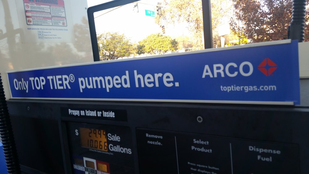 Which filling stations sell Top Tier Gas?
