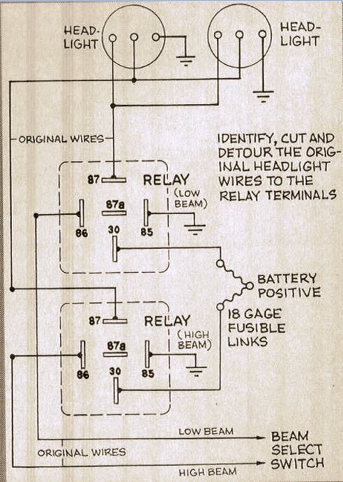 Headlight H4 Wiring Diagram from www.corvetteforum.com