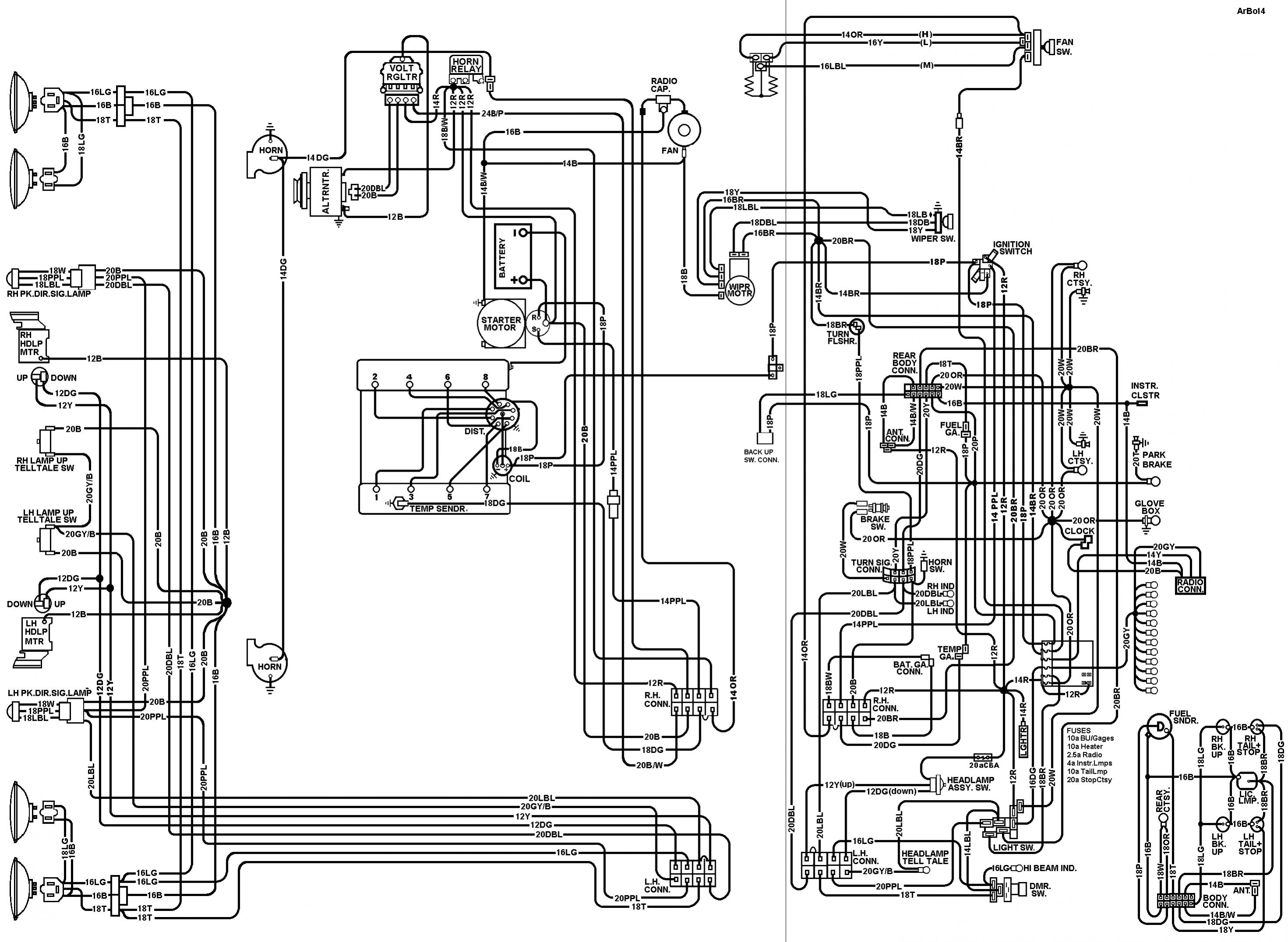 1976 corvette complete set of factory electrical wiring diagrams schematics guide 8 pages chevy chevrolet 76