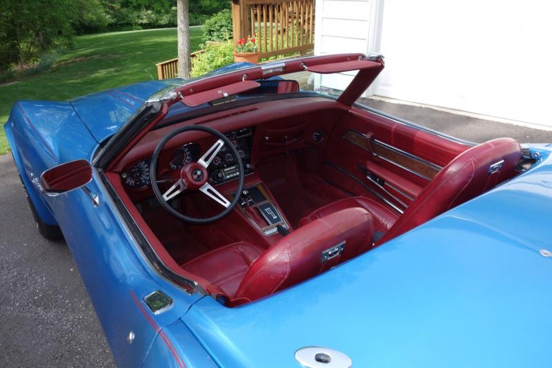 Blue Exterior Paint Red Seats Corvetteforum Chevrolet
