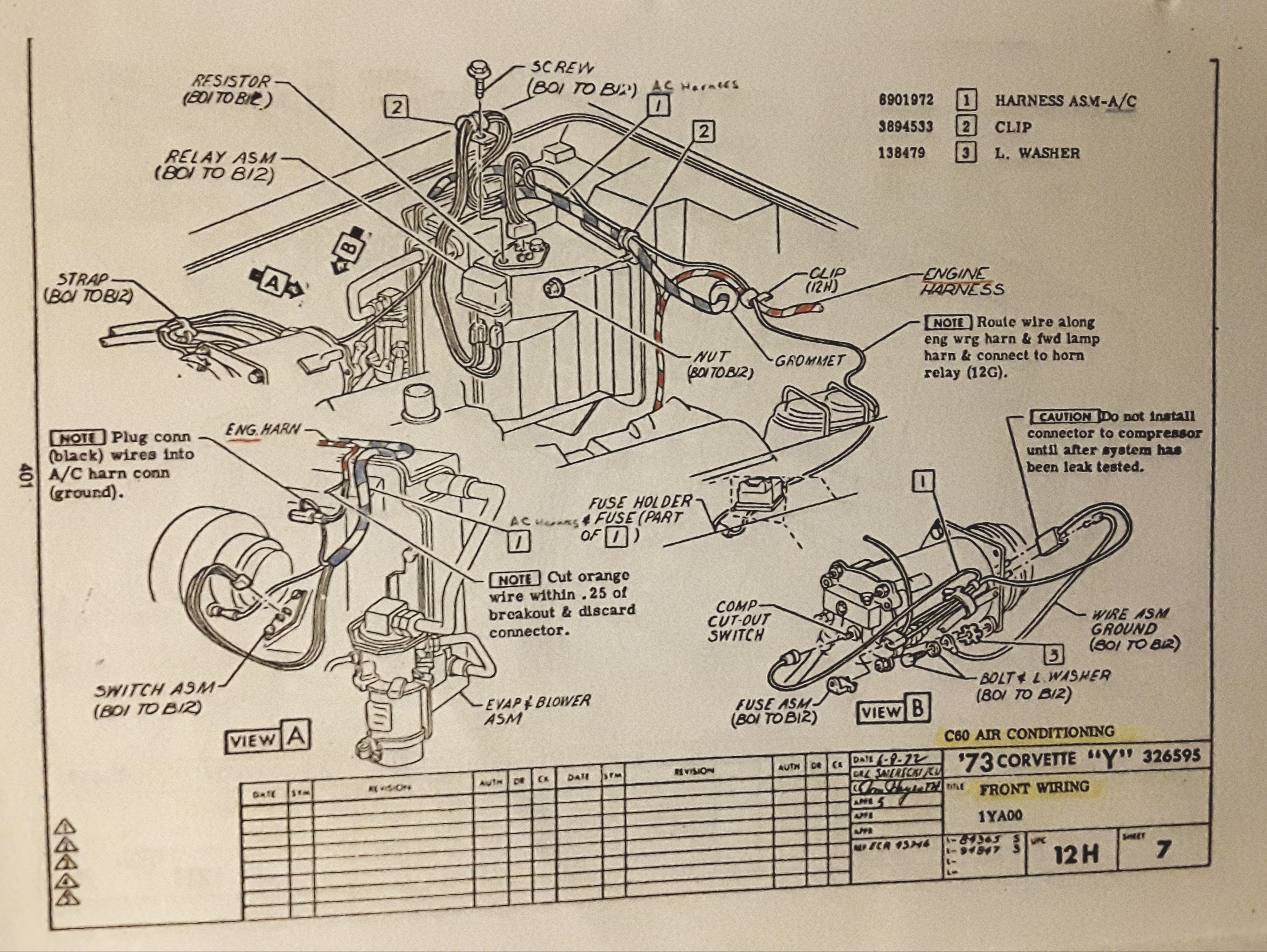 Wiring Diagram Corvette 1973 - Wiring Diagram