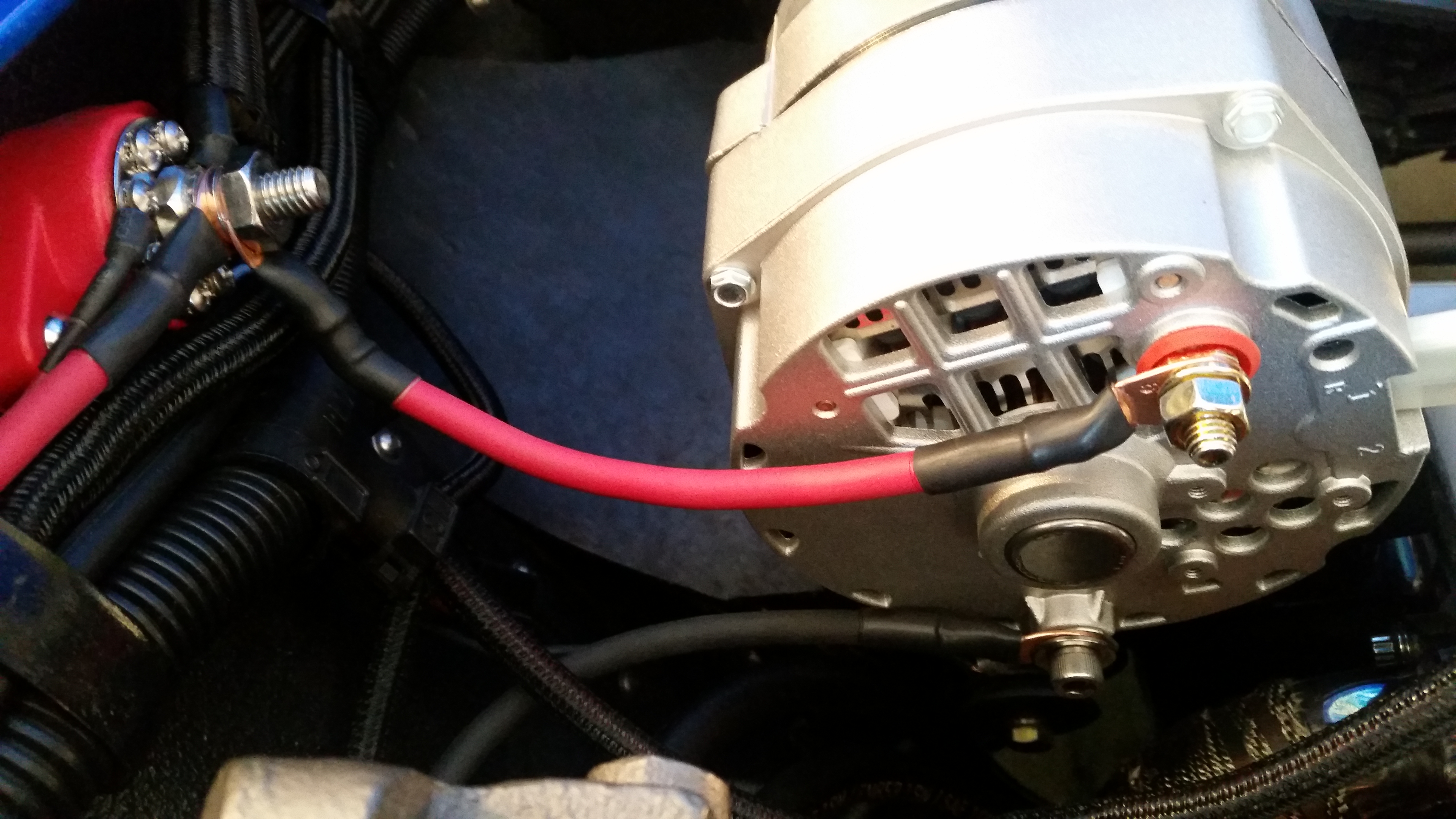 Alternator - EXTREMELY HOT! - CorvetteForum - Chevrolet ... rsx wire harness routing 