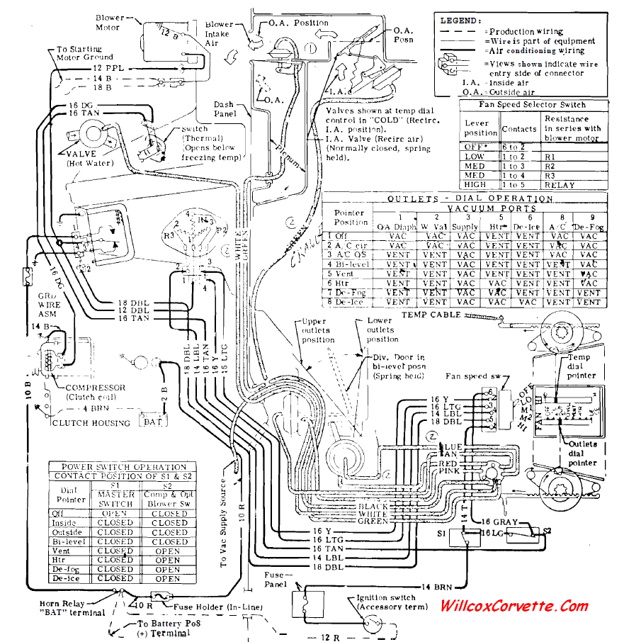 Blower relay harness connector cut off on my 69 ... headlight switch wiring diagram for 1992 ford thunderbird 