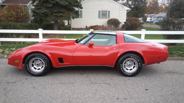 1980 Corvette Red W Oyster 24 000 Miles One Owner