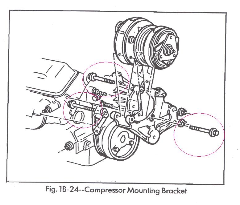 Are diagrams available for mounting brackets ... chevrolet 82 corvette alternator wiring 