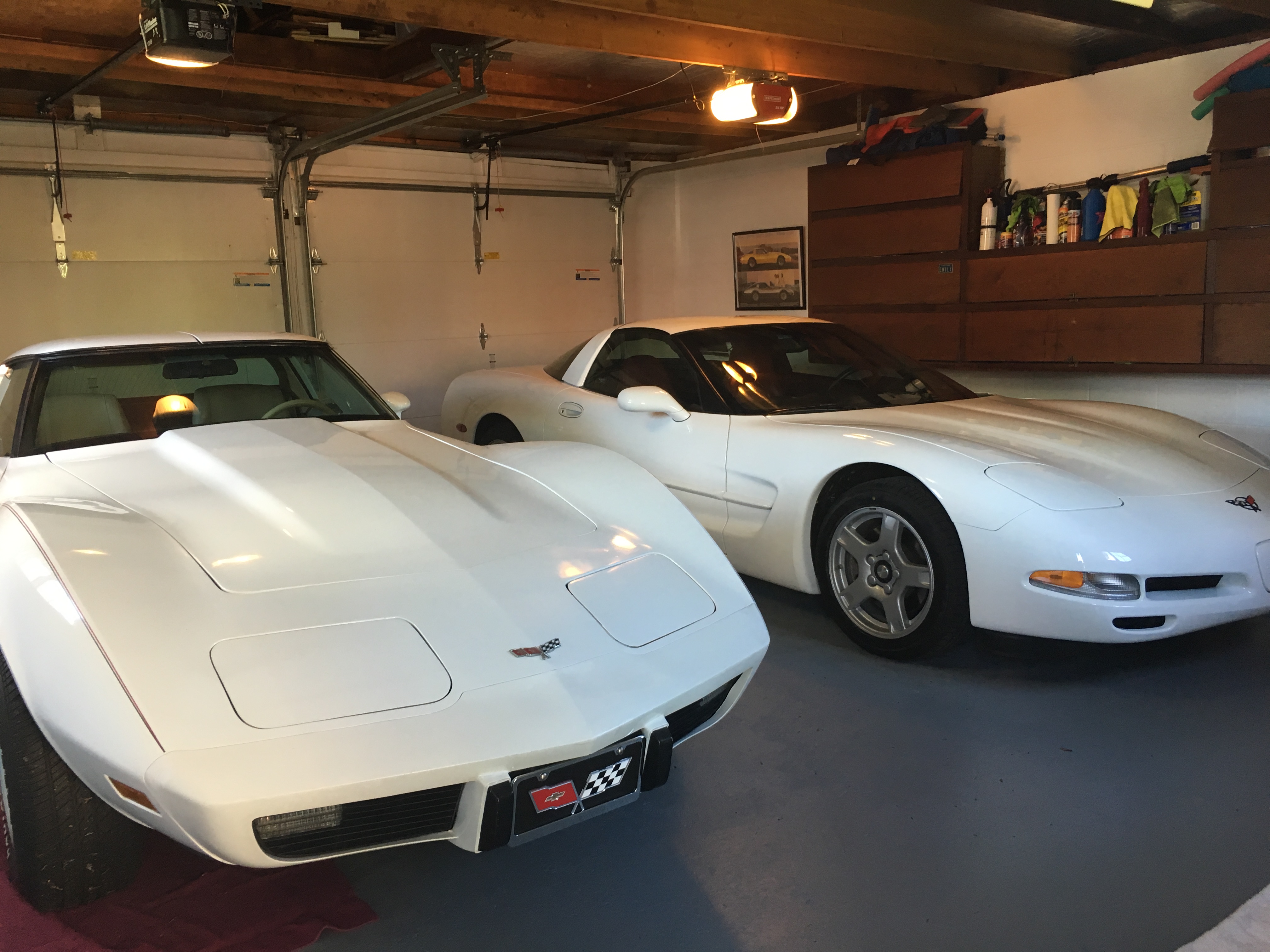 First Vette For Me 96 White With Red Interior
