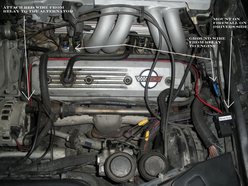 1990 No-Start Issue May be Solved with Remote Starter ... 79 corvette wiper wiring diagram 