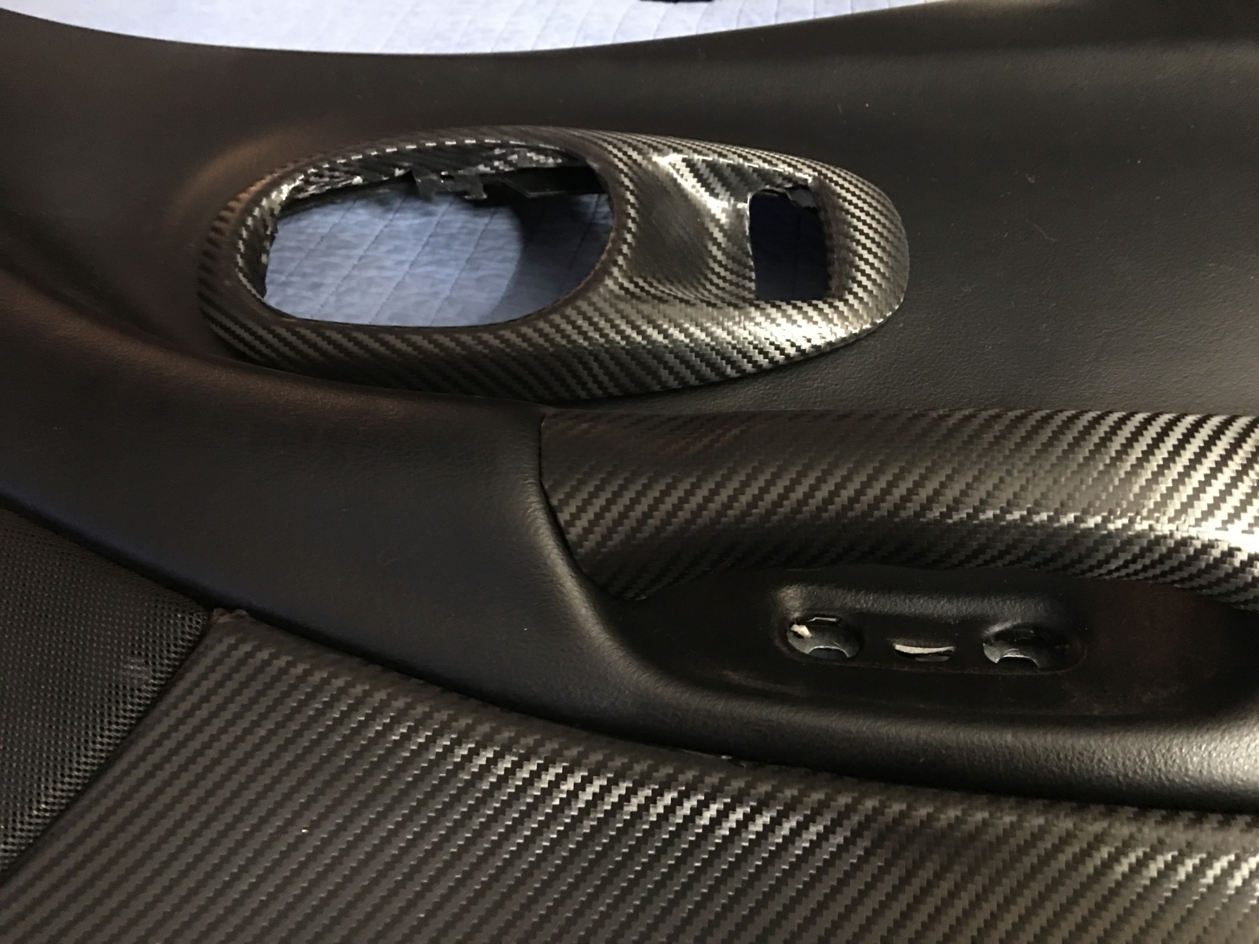 Diy 3m Carbon Fiber Door Panel Pics Corvetteforum