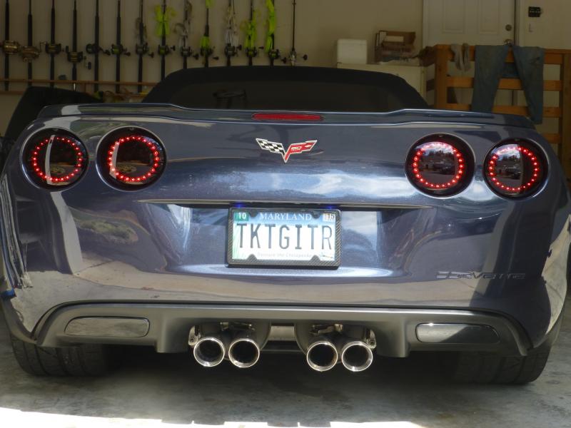 Tinted (smoked) C6 LED Tail Lights From JWM- SHIPS FREE! 