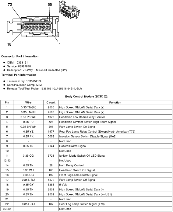 LS3 / E67 ECM pinout needed - CorvetteForum - Chevrolet ... corvette c6 bcm wiring diagram 