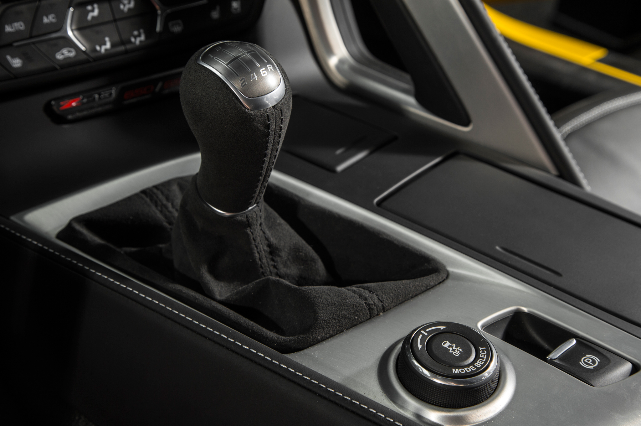 2014 2016 C7 Corvette Genuine Gm Manual Leather Shift Knob