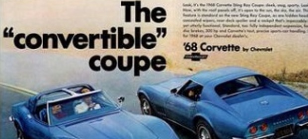 Corvette History Through Ads: The Convertible Coupe