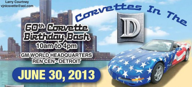 Celebrate Corvette’s 60th Birthday at GM’s Headquarters in Detroit