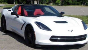 The 2014 Corvette Stingray Coupe in Arctic White