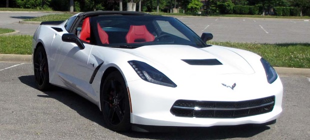 The 2014 Corvette Stingray Coupe in Arctic White