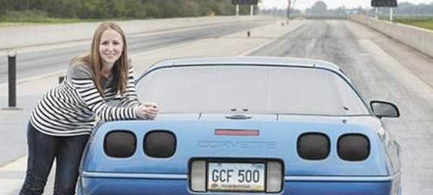 North Dakota Woman Enjoying Life in Fast Lane in Her C4 Corvette