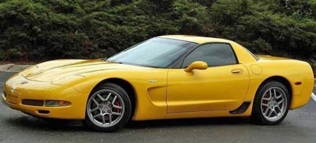 Thieves Steal a 2003 Yellow Corvette in Virginia