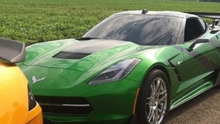 2014 Corvette Stingray Spotted in Michigan on Set of Transformers 4