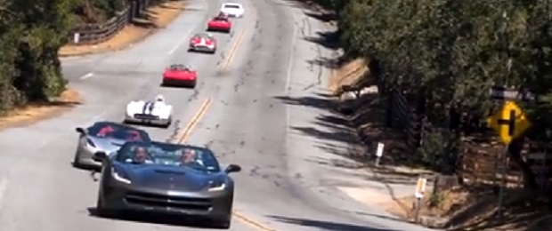 Pebble Beach 2013: Corvette Caravan – Jay Leno’s Garage