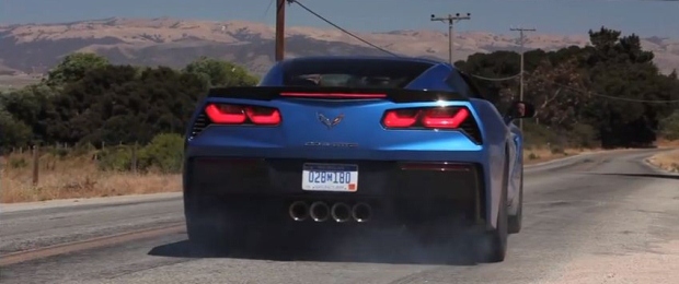 Three Solid Minutes of C7 Corvette Burnouts