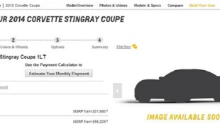 C7 Corvette Stingray Configurator is Live!