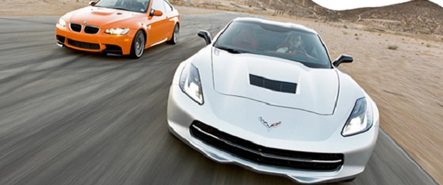 Edmunds Tests the C7 Corvette Stingray vs 2013 BMW M3 Coupe