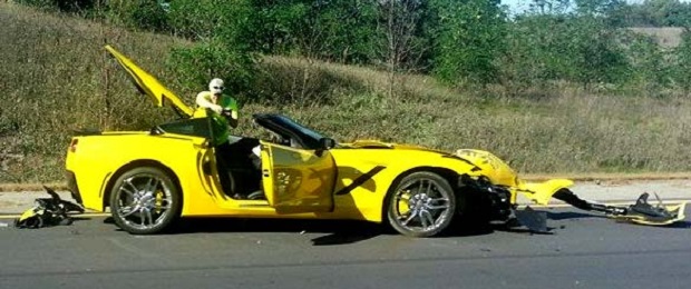 Is This the First Customer-Owned 2014 Corvette Stingray Crash