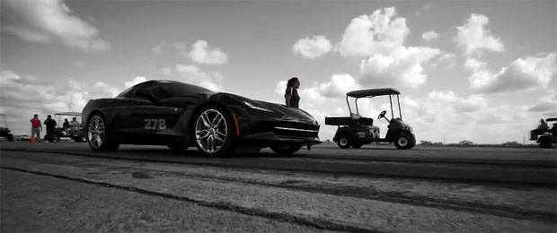 2014 C7 Chevrolet Corvette Stingray Burns Through the Texas Mile at 166 mph