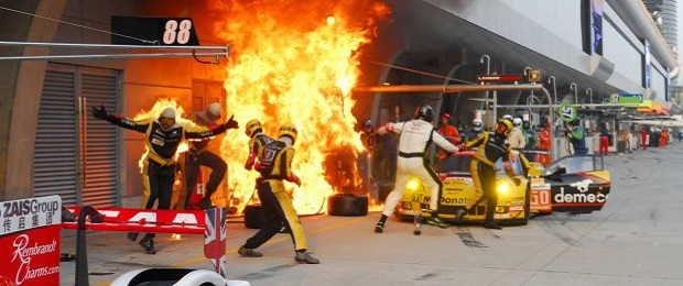 Caption contest: WEC Corvette Pit Ablaze in Shanghai