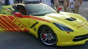 2014 Corvette Stingray Joins Dubai’s Civil Defense Brigade