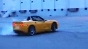 Father of the Year Teaches Daughter How to do Donuts in a C6 Corvette Convertible