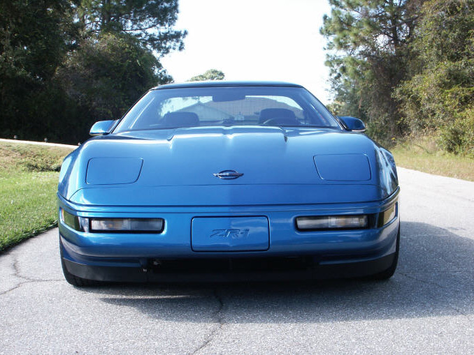 Blue C4 Corvette ZR-1