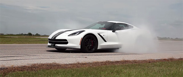 Ride Shotgun with John Hennessey in the Supercharged HPE700 C7 Corvette