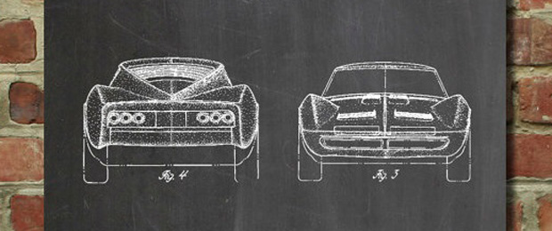 Get Your Walls Talking with this 1966 Corvette Patent Poster