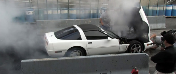 Corvettes at Carlisle Burnout Contest