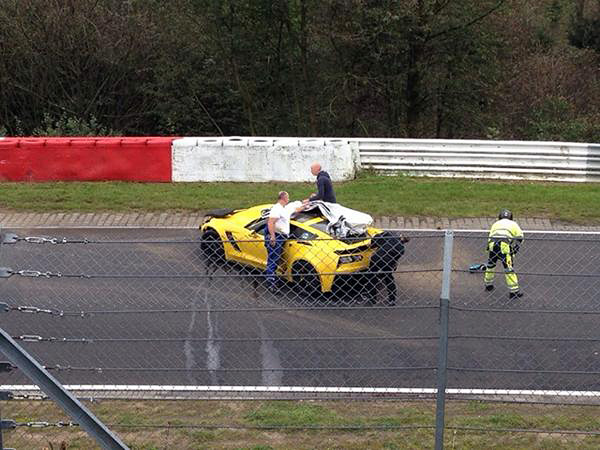 2015 Corvette Z06 Crashed on Nürburgring Home