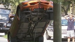 Corvette Accident Borders on Bizarre