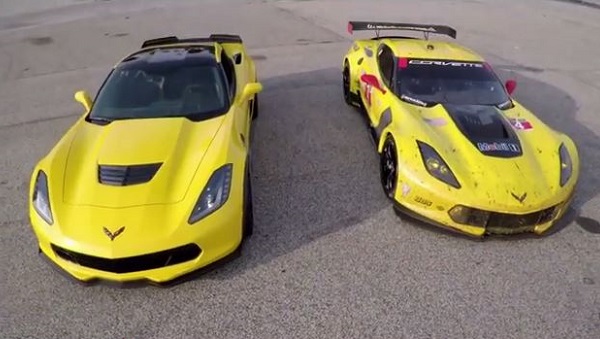 Corvette Race Cars text