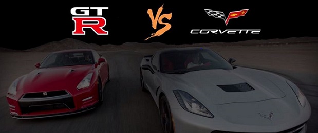 Video pokes fun at battle between Corvette and Nissan GT-R