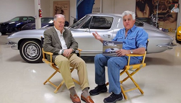 Peter Brock and Jay Leno text