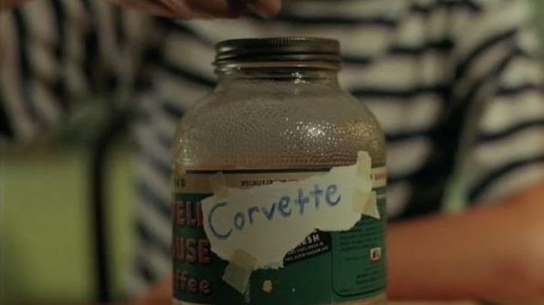 Corvette Bottle text