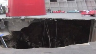 Last chance to see the sinkhole before construction begins