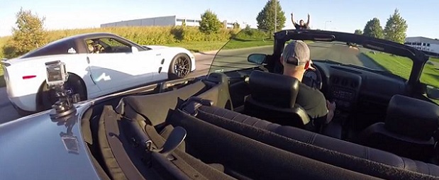 ZR1 Goes Up Against ‘Sketchy Vert’ T/A in Drag Race