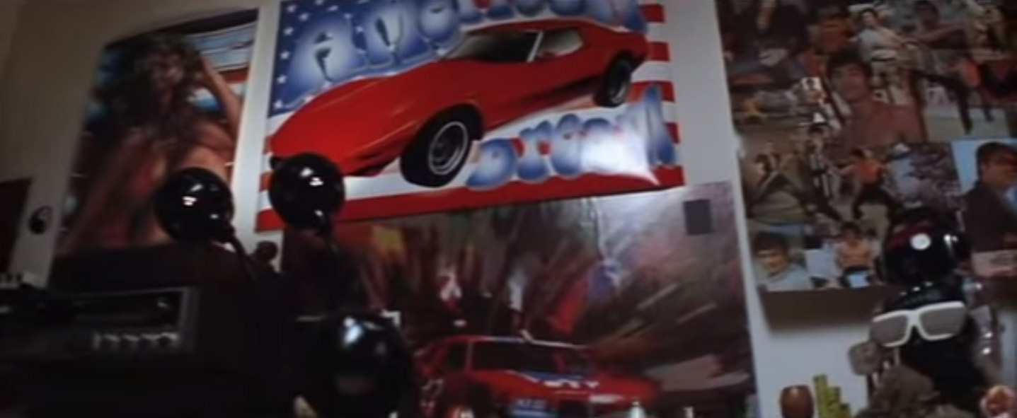 Boogie Nights - Dirk's Room - Corvette Wall