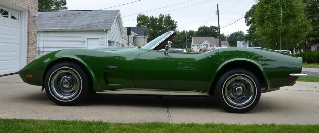 Is This Elkhart Green ’73 Corvette a Steal?