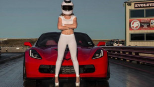 Mrs. Stig Makes Her Introduction in a Corvette Z06