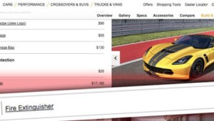 Corvette Z06 Fire Extinguisher for $17,000?