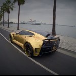 See the Gorgeous Gold Forgiato C7 Corvette in Action